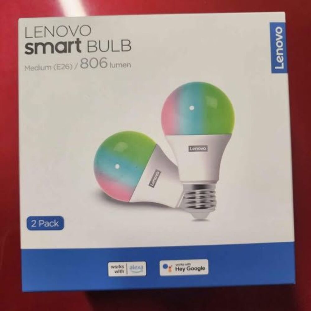 Lenovo 2 pack smart bulb brand new